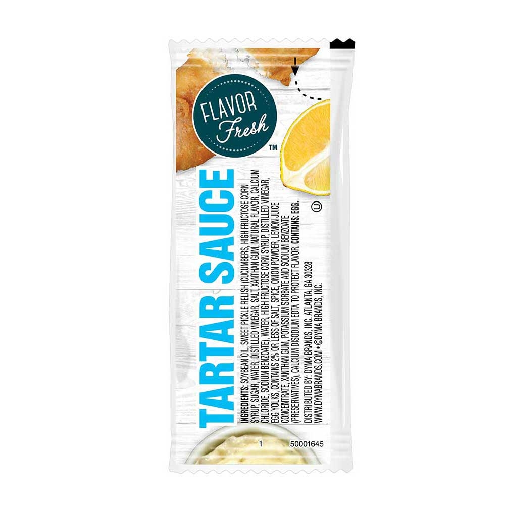 Flavor Fresh Tartar Sauce Pouch, 9 Gram -- 200 per case.