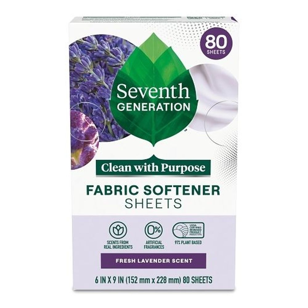 Fresh Lavender Fabric Softener Dryer Sheets