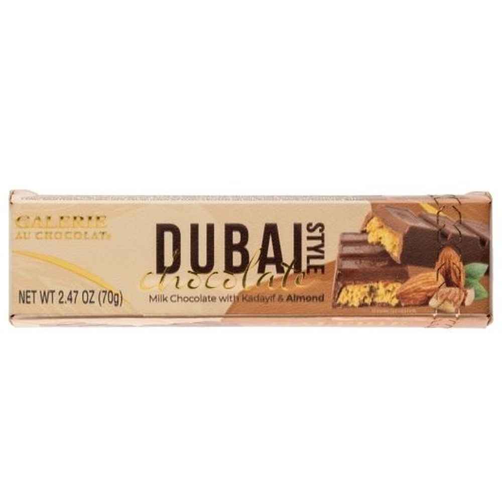 Dubai Style Chocolate Bar with Almond