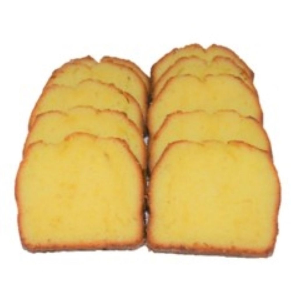 Sliced Lemon Flavored Pound Cake