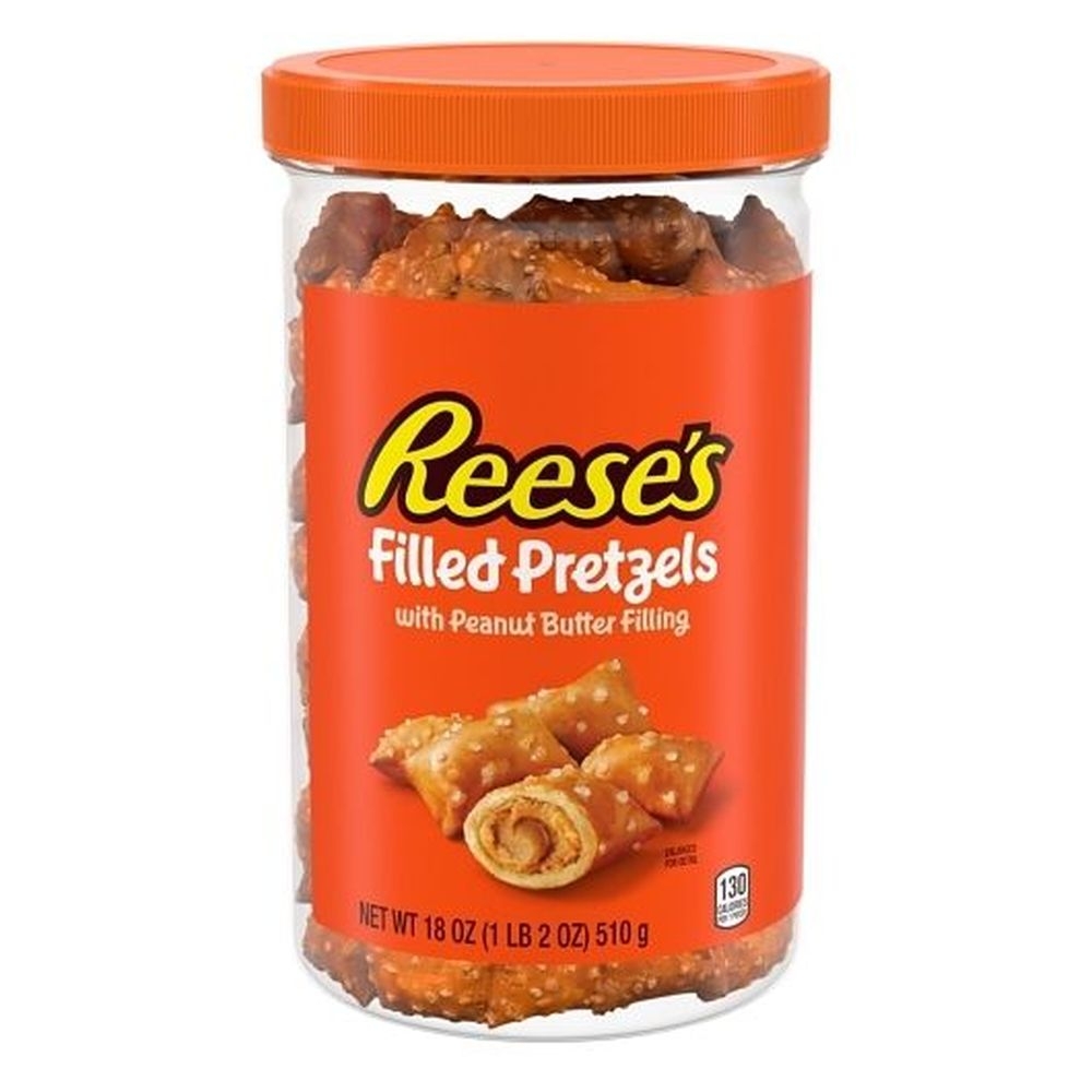 Filled Pretzels with Peanut Butter Filling