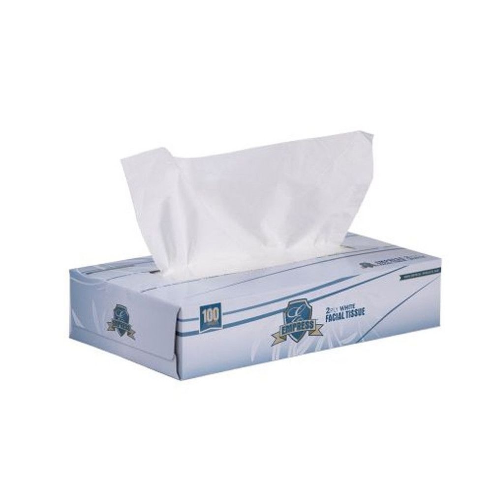 White 2-Ply Premium Facial Tissue