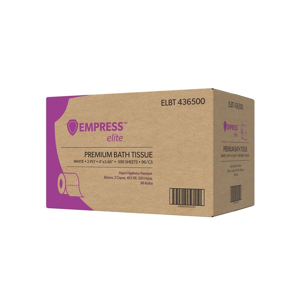 White 2-Ply 4 x 3.66 inch Premium Bath Tissue