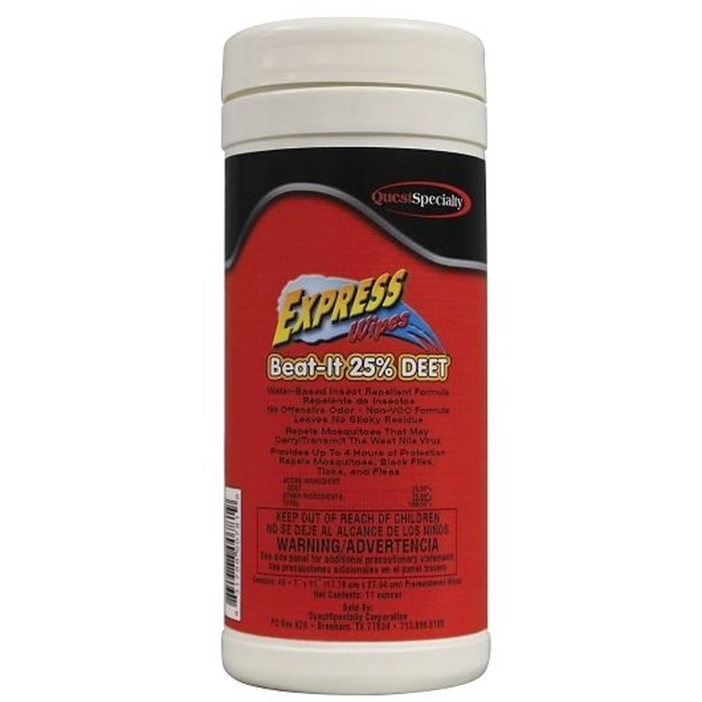 Water Based Insect Repellent Wipes