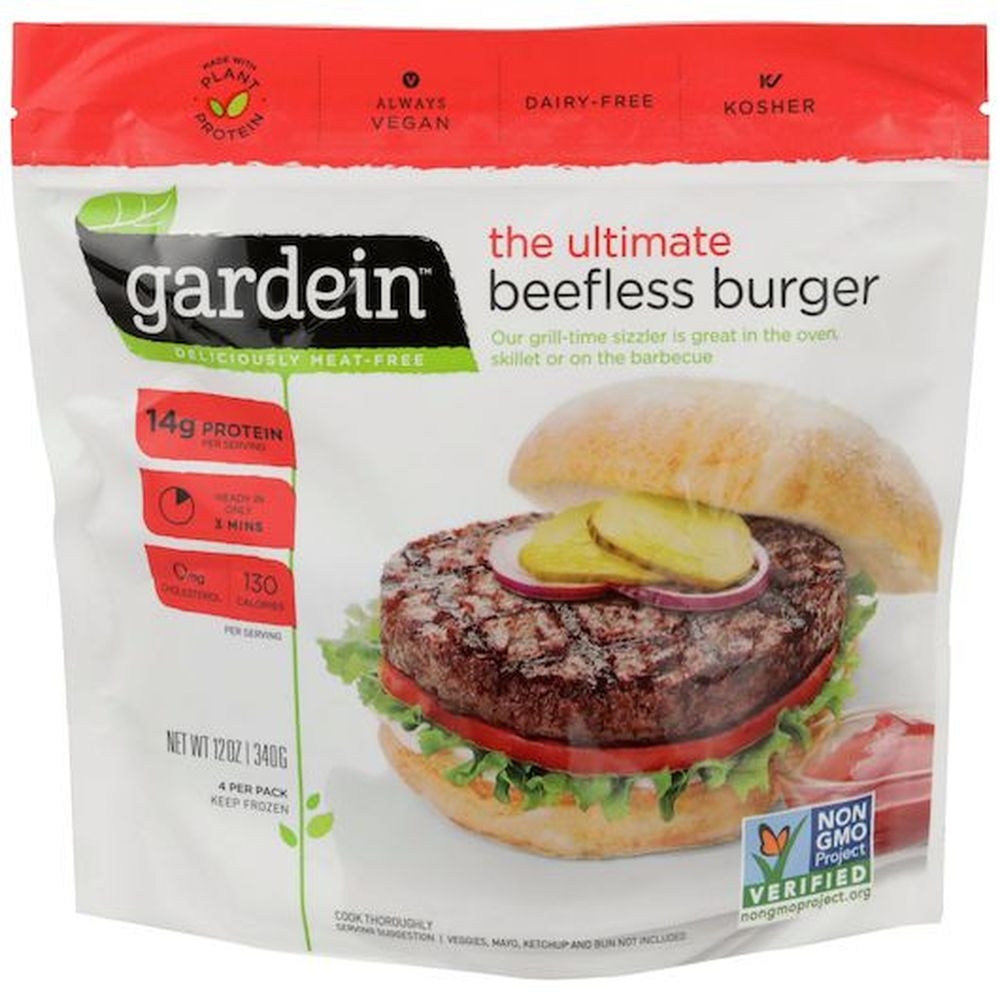 Gardein The Ultimate Beefless Burger, 12 Ounce -- 8 per case.