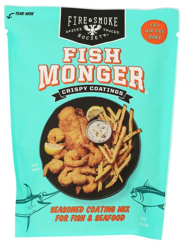 Fire and Smoke Society Fish Monger Crispy Coating, 4.5 Ounce -- 6 per case