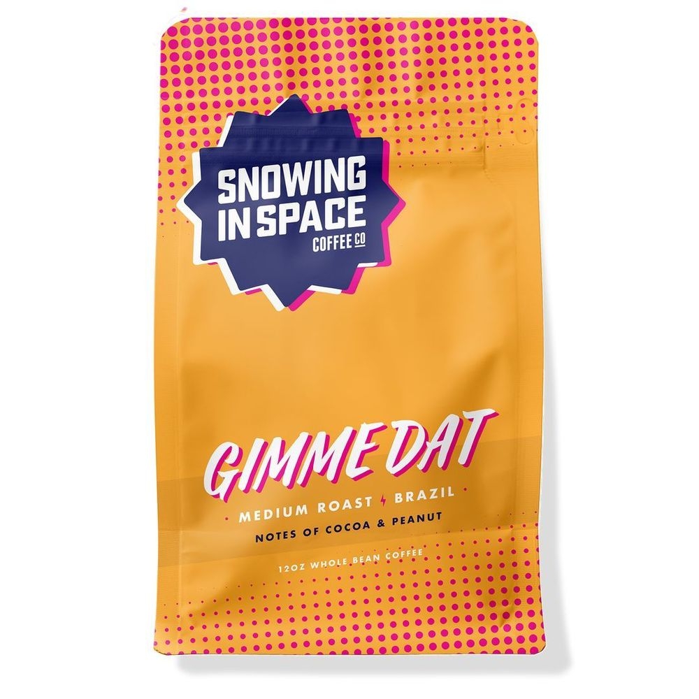 Gimme Dat Medium Roast Brazil Whole Bean Packaged Coffee