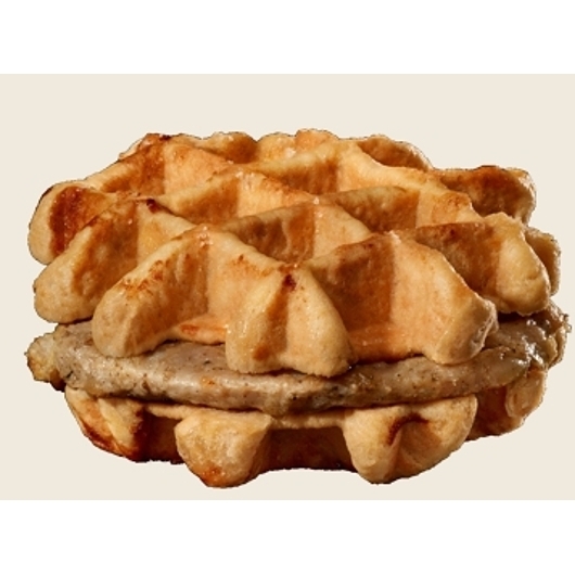 Chicken Sausage Waffle Sandwich