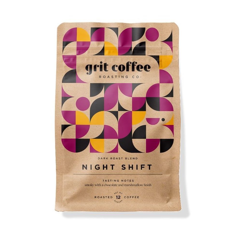 Night Shift Dark Roast Blend Whole Bean Packaged Coffee