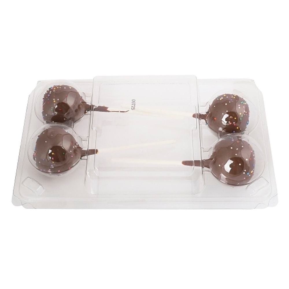 Chocolate Rainbow Cake Pops