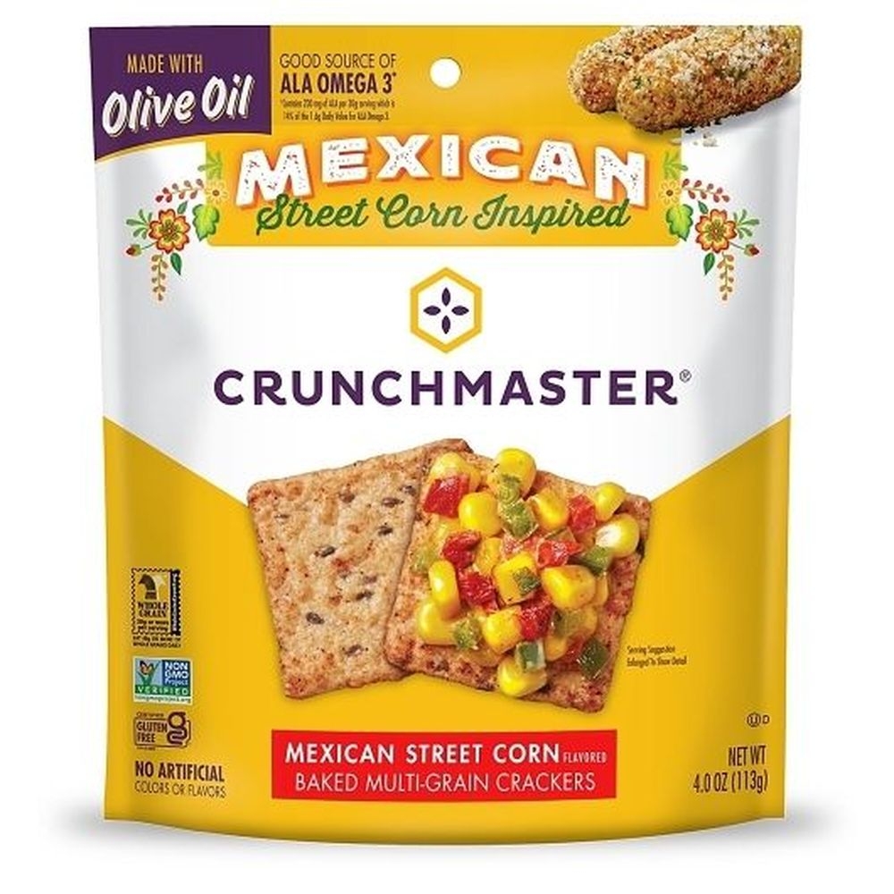 Crunchmaster Mexican Street Corn Cracker, 4 Ounce -- 12 Per Case