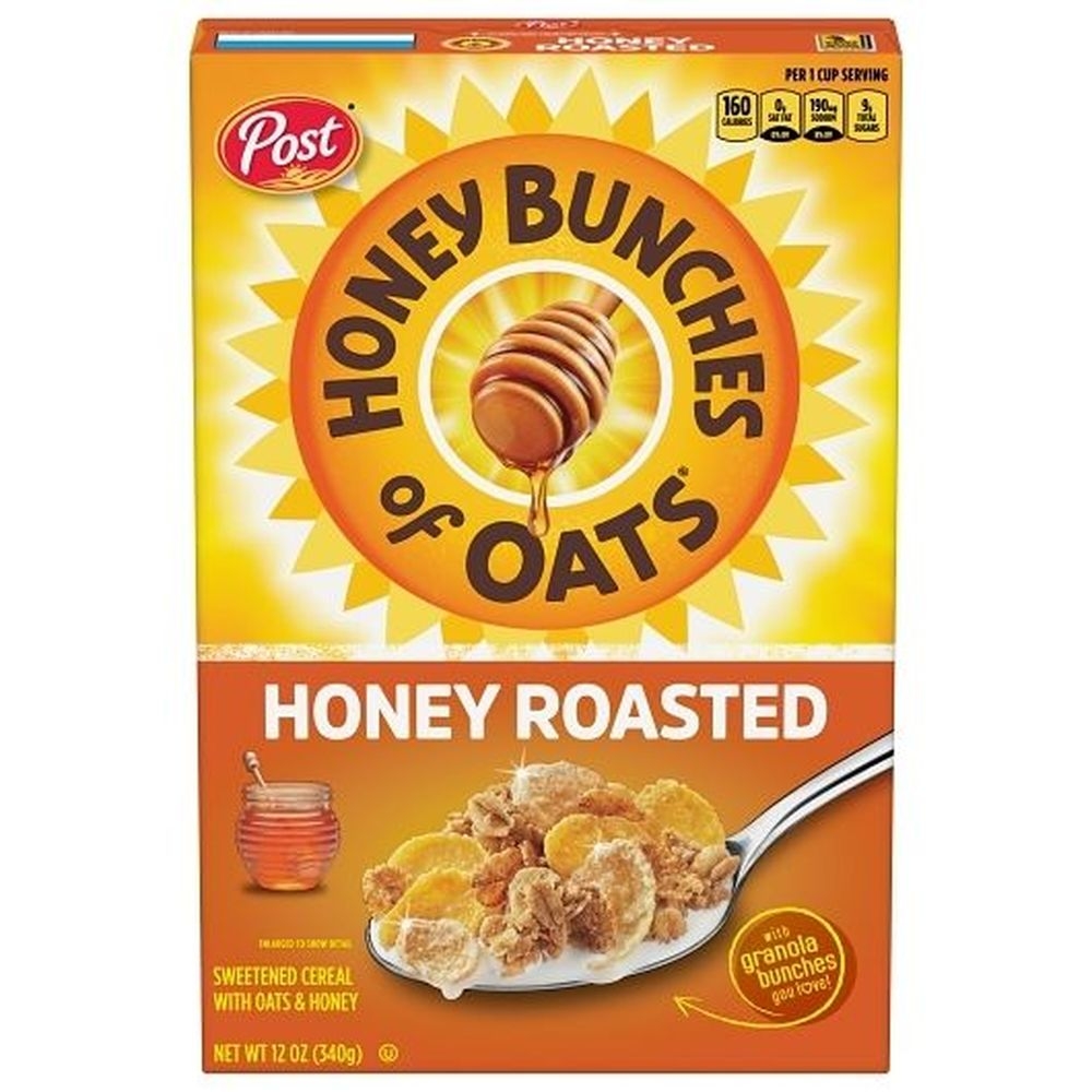 Honey Bunches Of Oats Honey Roasted Cereal, 12 Ounce -- 12 per case
