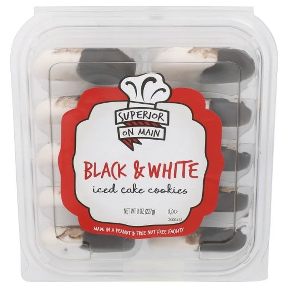 Hostess Bake Shop Mini Black and White Cookie, 8 Ounce -- 12 per case.