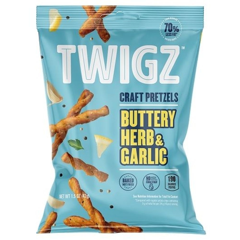 Buttery Herb and Garlic Pretzels