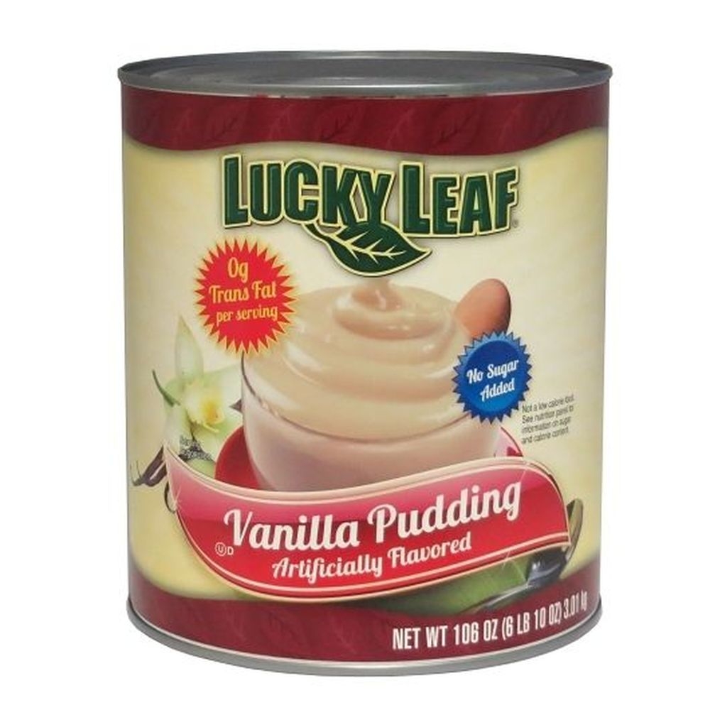 Lucky Leaf Vanilla Pudding, 106 Ounce Can -- 3 per case