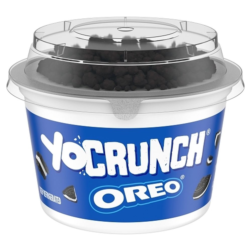 Vanilla Lowfat Yogurt with Oreo Cookie Pieces