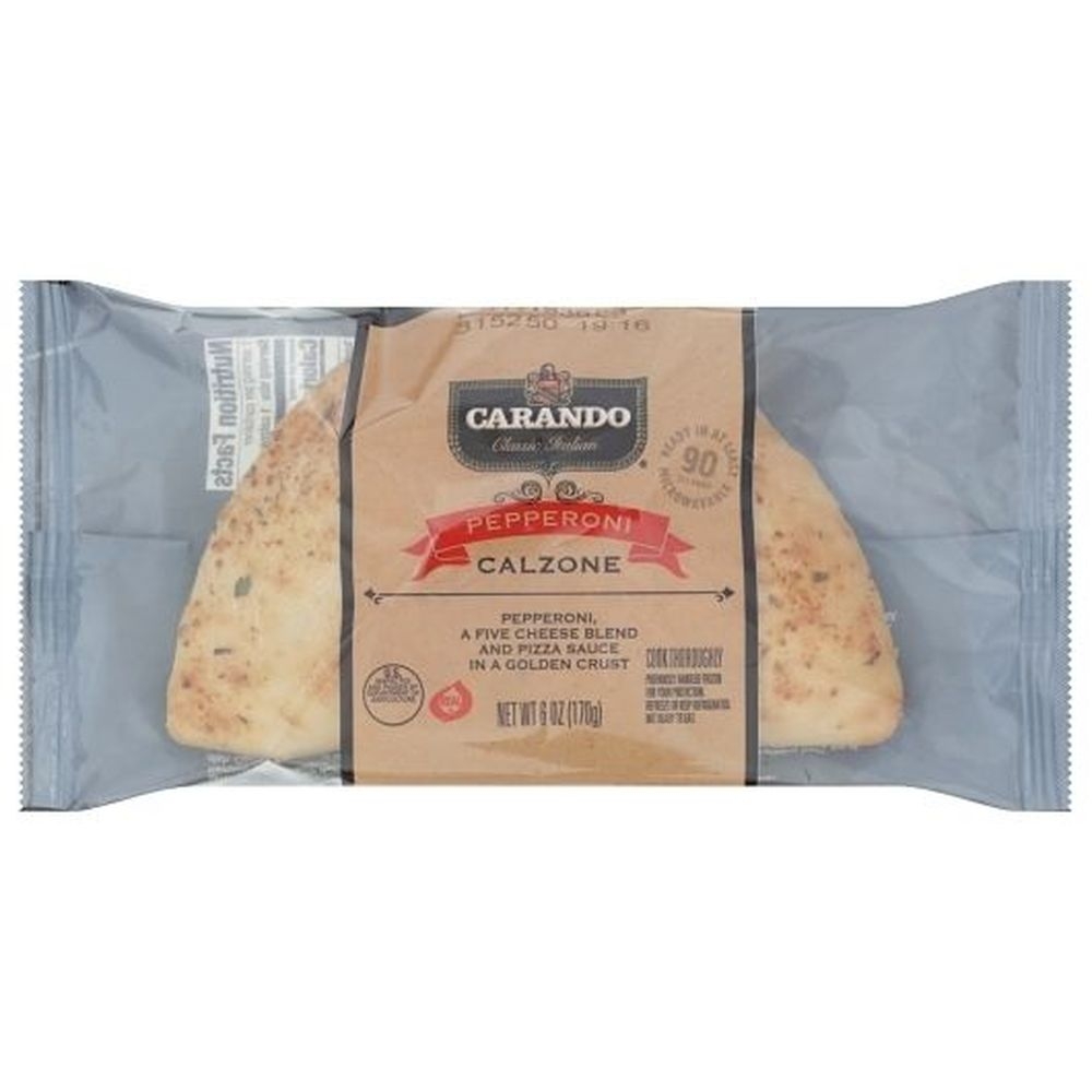 Carando Pepperoni Calzone, 6 Ounce -- 12 per case