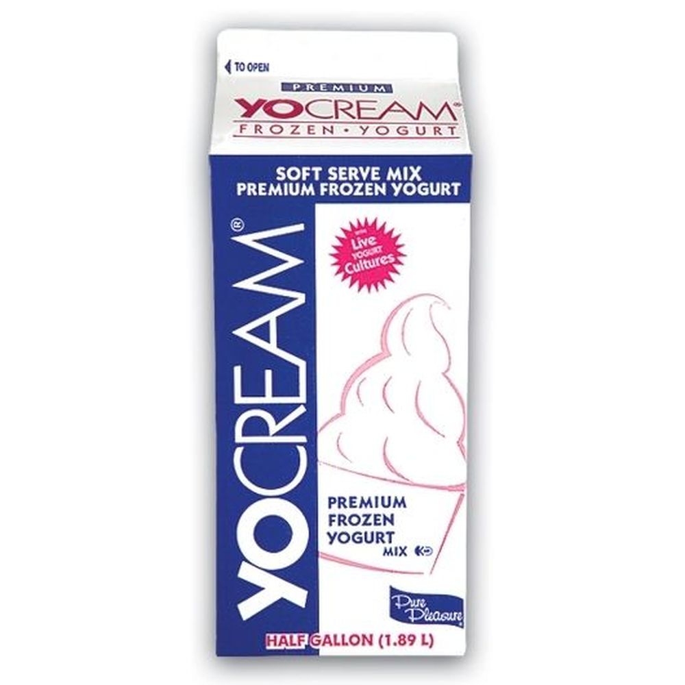 Yocream Yogurt Mix, Milk Chocolate Low-Fat Soft Serve, 64 Ounce -- 6 per case.