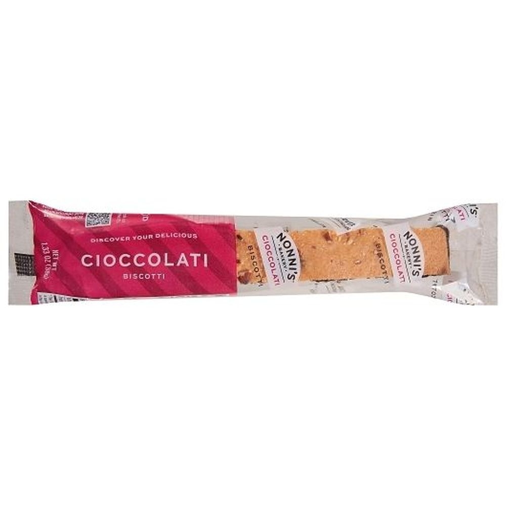 Nonnis New York Style Cioccolati Biscotti, 1.2 Ounce -- 48 per case.