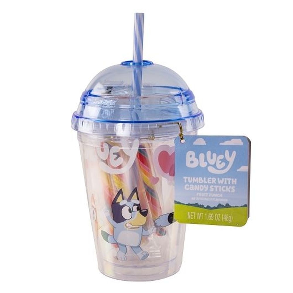Bluey Mini Dome Tumbler with Candy Sticks