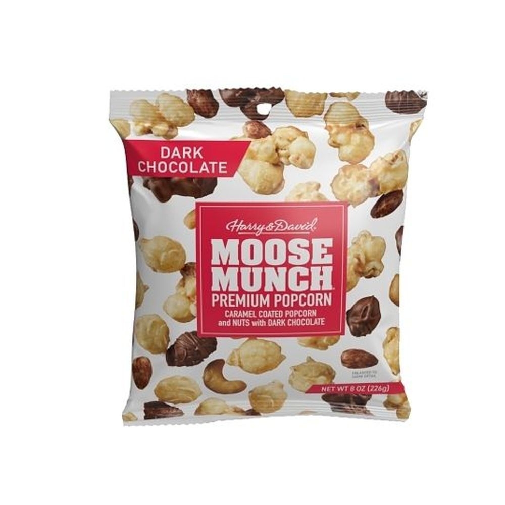 Dark Chocolate Moose Munch Gourmet Popcorn 8 Ounce