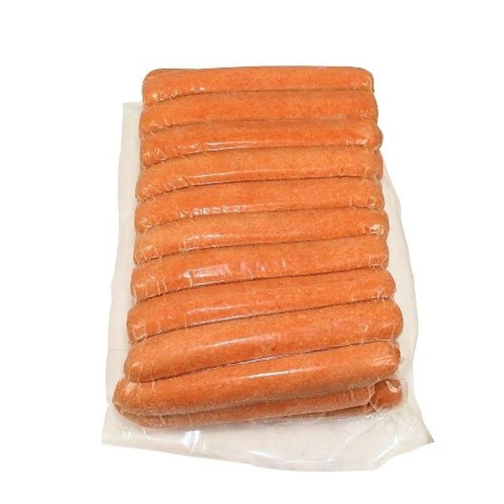 Nathans Famous 8/1 Skinless Beef Frank, 6 inch -- 80 per case.