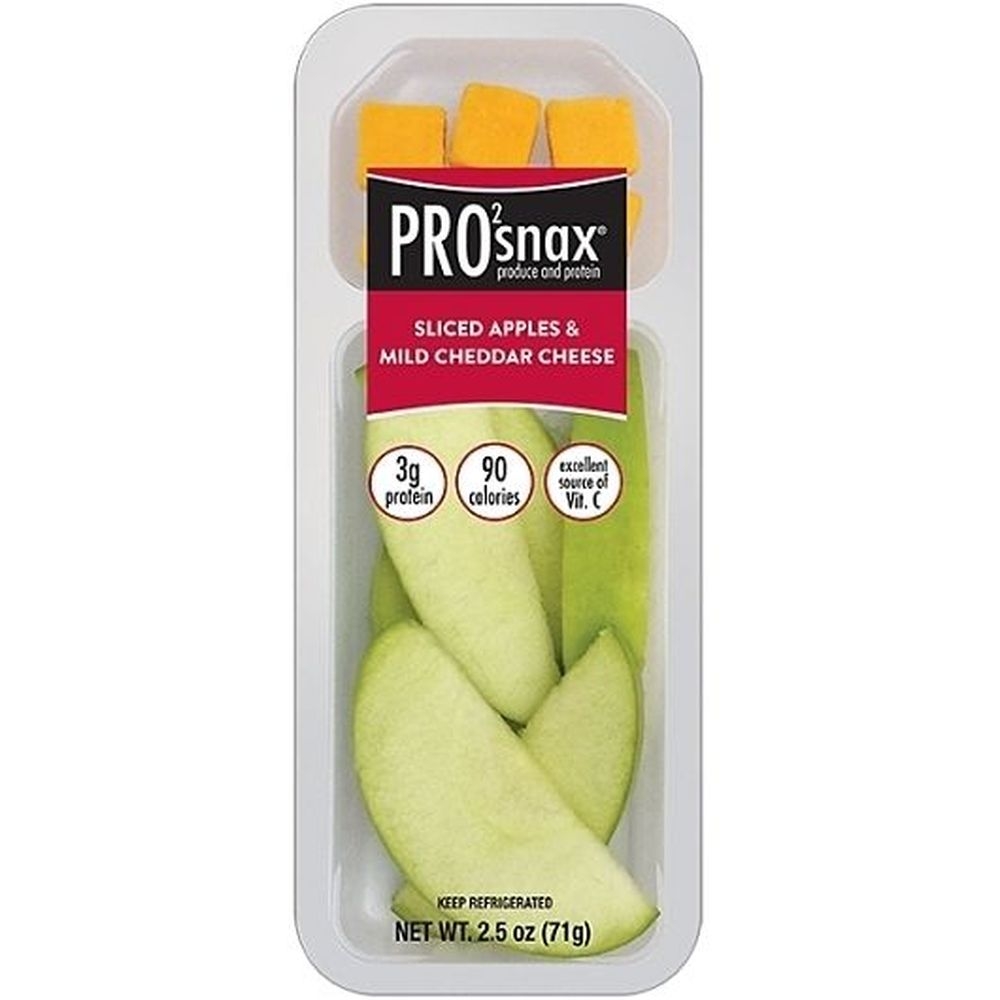 Sliced Apples and Cheddar Cheese