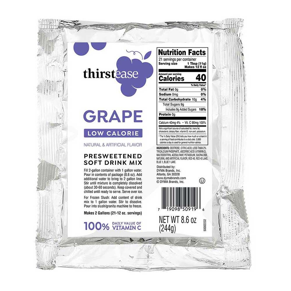 Thirst Ease Grape Drink Mix, 8.6 Ounce -- 12 per case.