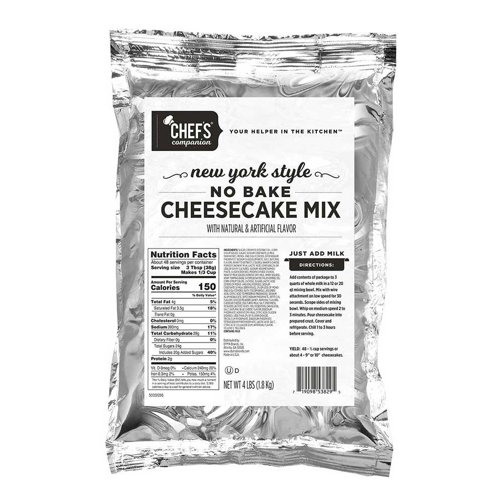 Chefs Companion No Bake New York Style Cheesecake Mix, 4 Pound