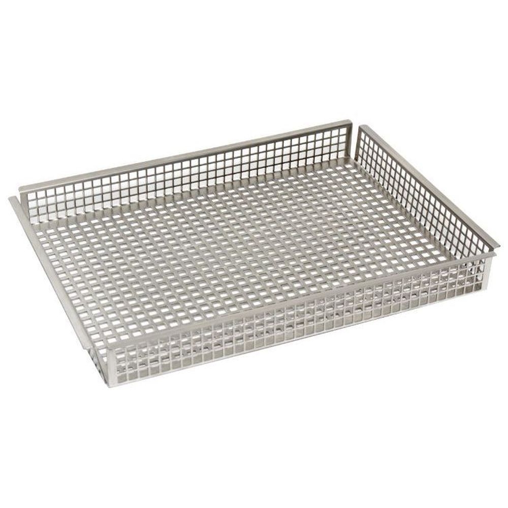 Cadco Stainless Steel Quarter Size Oven Basket Only, 12.88 x 1.5 x 9.5 inch.
