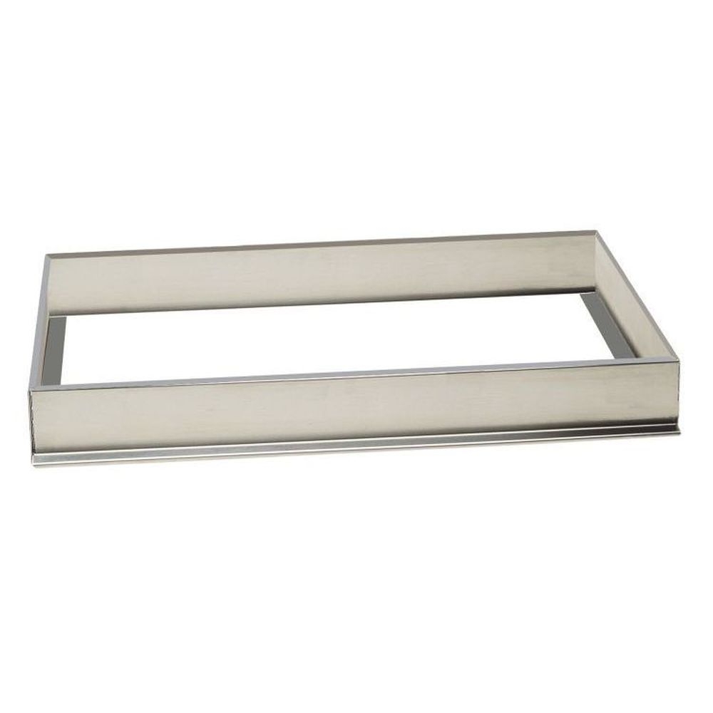 Cadco Stainless Steel Steam Pan Holder Only for Warming Trays and Buffet Servers, 20 3/4 x 2 1/2 x 14 1/4 inch.