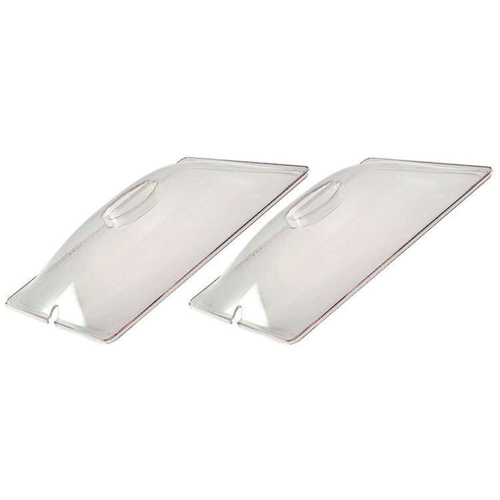 Cadco Half Size Clear Lids Accessory Pack, 12 7/8 x 2 1/2 x 10 1/2 inch.