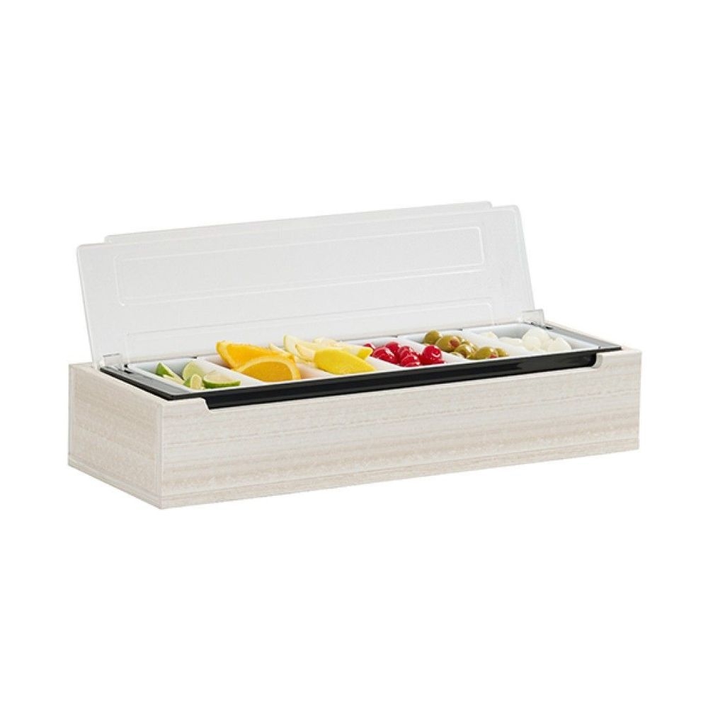 Cal-mil Vista Collection Coastal Six Section Bar Organizer, 7.5 X 20.75 X 4.5 Inch