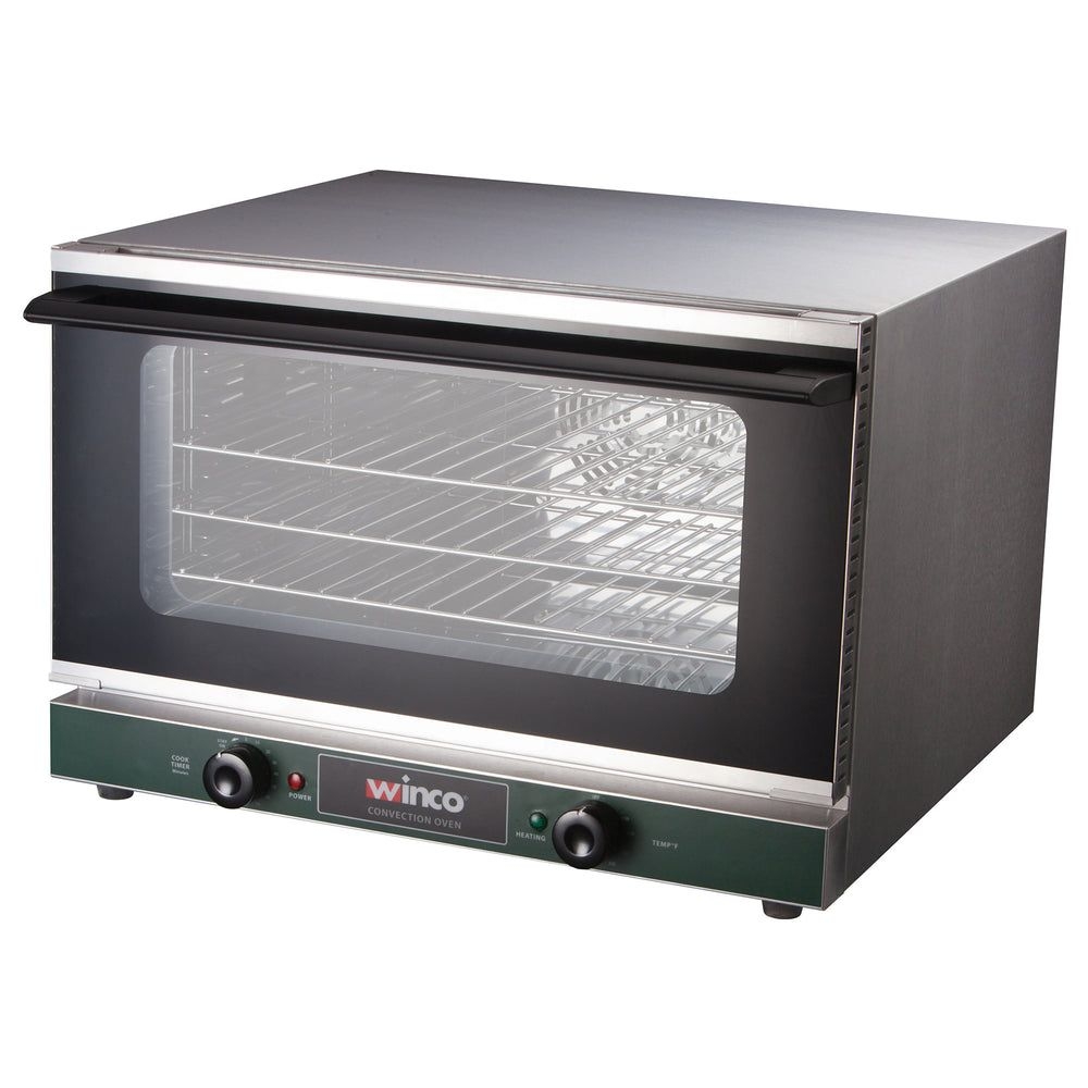Winco Half Size Countertop Convection Oven, 1.5 Cubic Feet.
