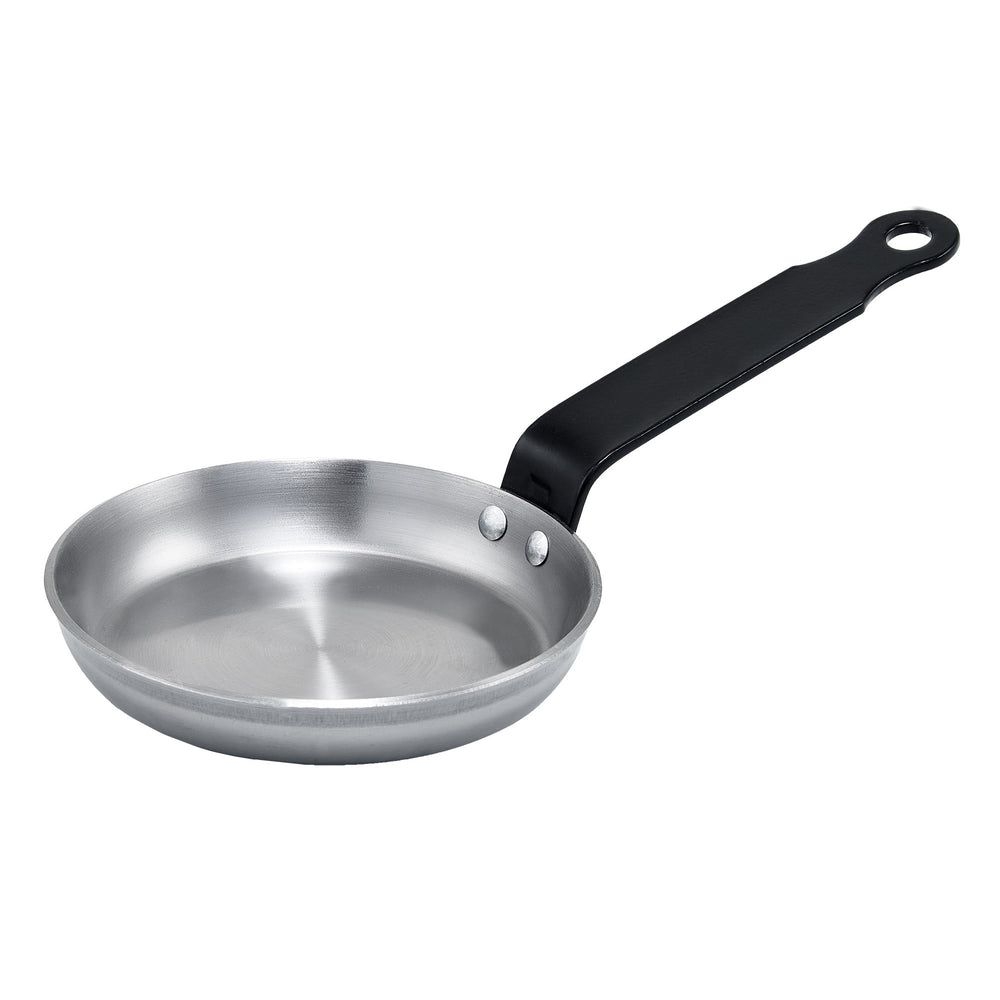 Winco Polished Carbon Steel Blini Pan, 4 3/4 Inch -- 10 Per Case