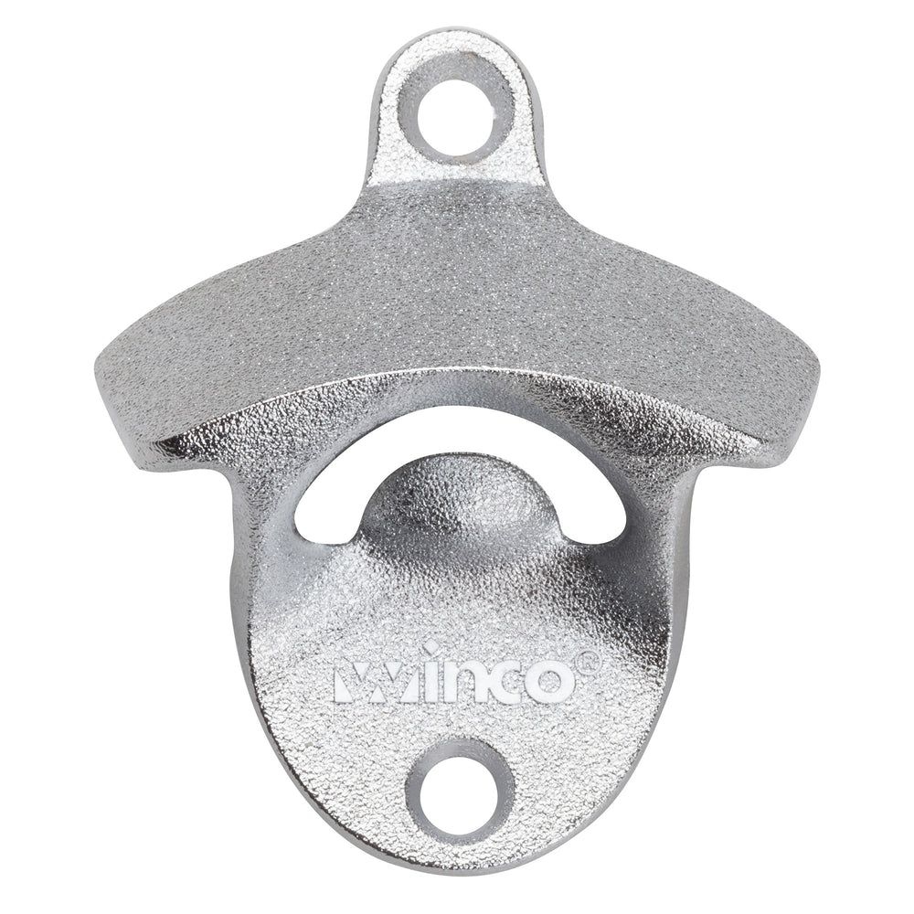 Winco Wall Mount Bottle Opener, 3 1/4 x 2 3/4 inch -- 24 per case.
