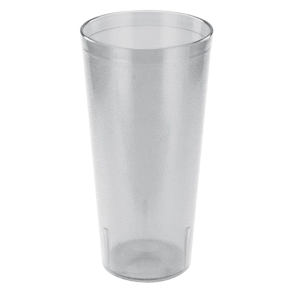 Winco Clear Plastic Pebbled Tumbler, 20 Ounce Capacity -- 12 Per Case
