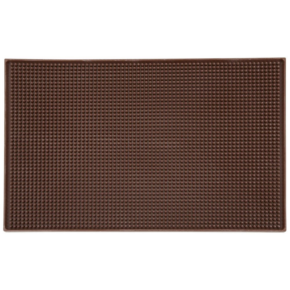 Winco Brown Service Mat, 18 x 12 inch.