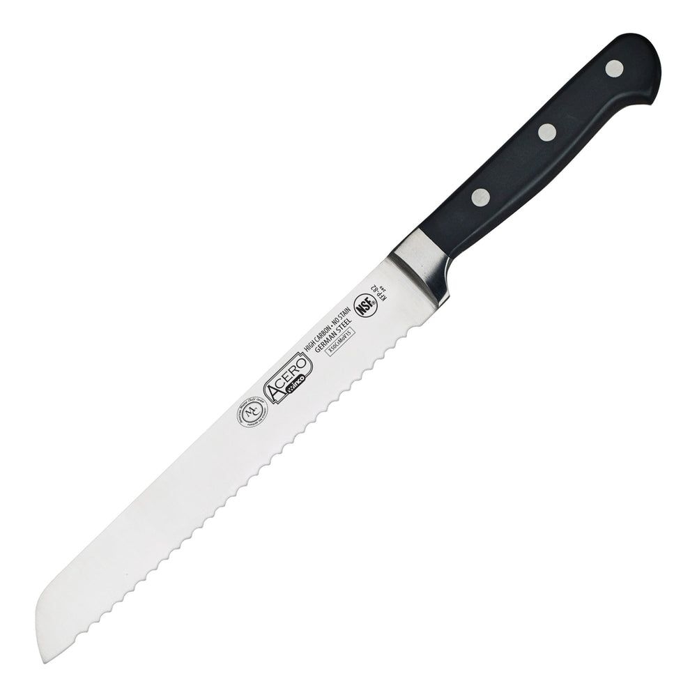 Winco Acero Triple Riveted Bread Knife, 8 inch -- 6 per case.