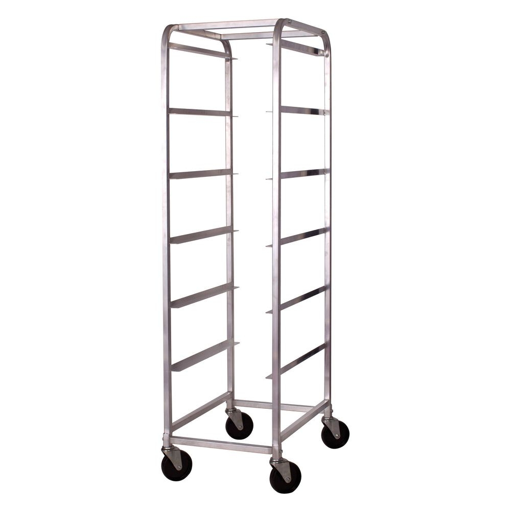 Winco Aluminum 6 Tier End-load Bus Box Cart, 15.63 X 26 X 70.25 Inch