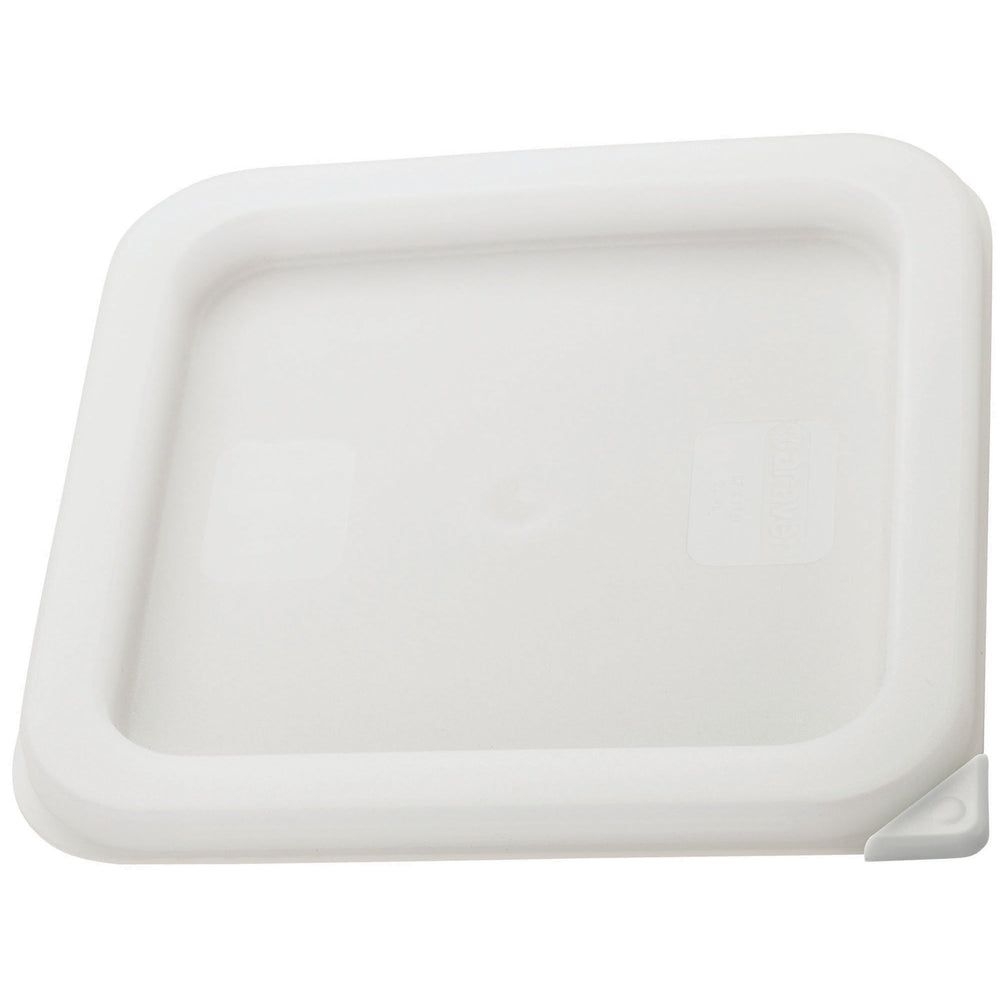 Winco White Polyethylene Cover For Pesc 2/4 Quart Square Food Storage Container -- 12 Per Case
