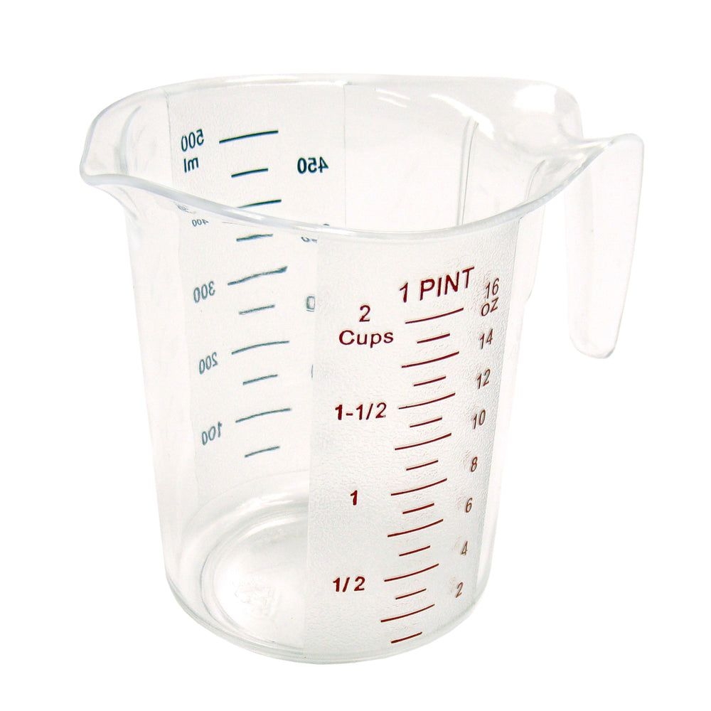 Winco Polycarbonate Measuring Cup With Color Graduations, 1 Pint Capacity -- 6 Per Case