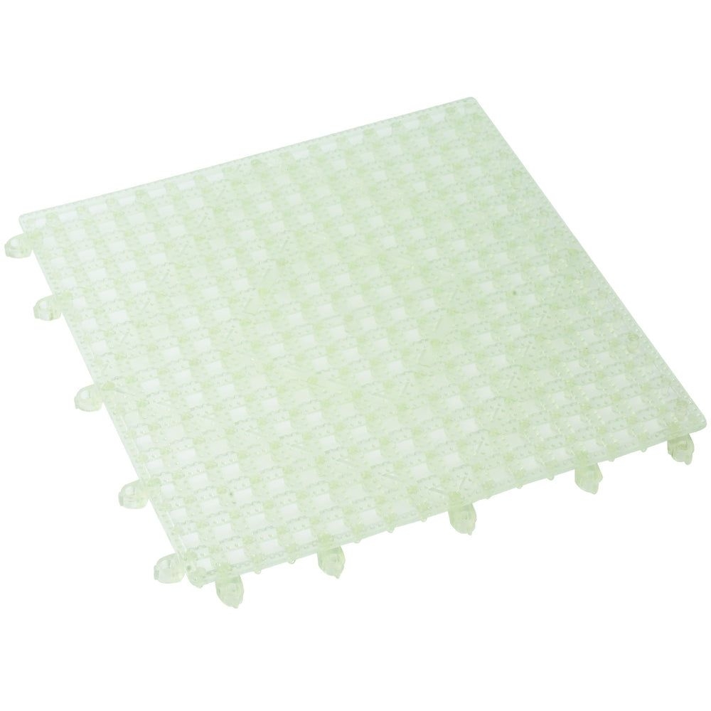 Winco Clear Interlocking Bar Mat, 12 x 12 inch -- 12 per case.