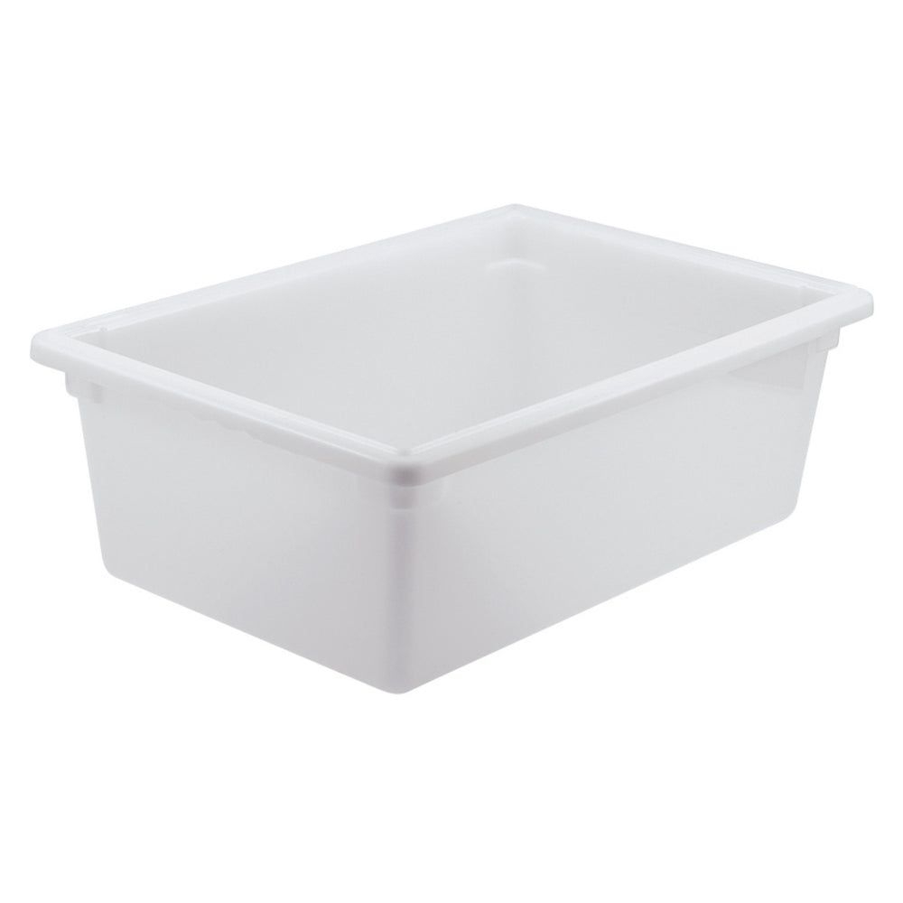 Winco Polypropylene White Full Size Food Storage Box, 18 x 26 x 9 inch -- 6 per case.