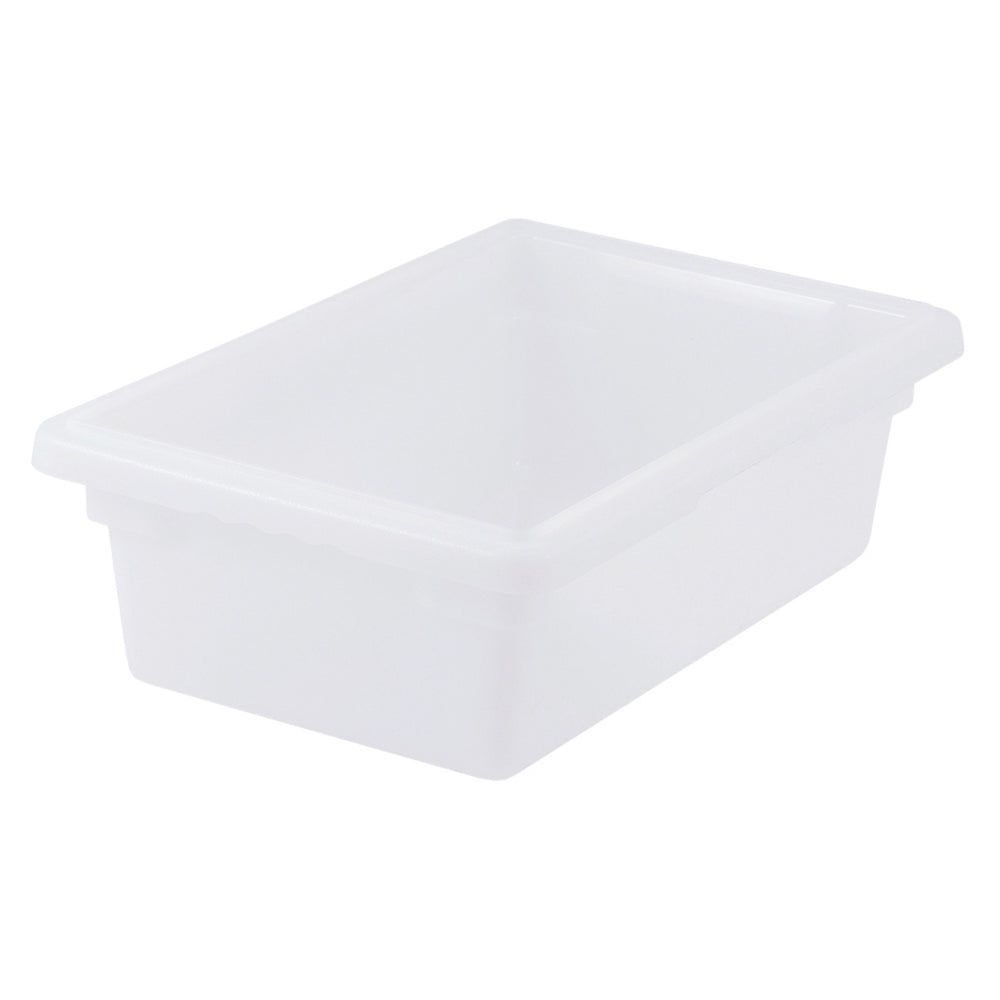 Winco Polypropylene White Half Size Food Storage Box, 18 x 12 x 6 inch -- 6 per case.