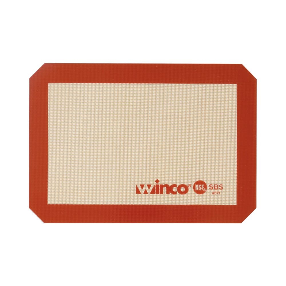 Winco Silicone 1/4 Size Baking Mat, 8 1/4 X 11 3/4 Inch -- 10 Per Case