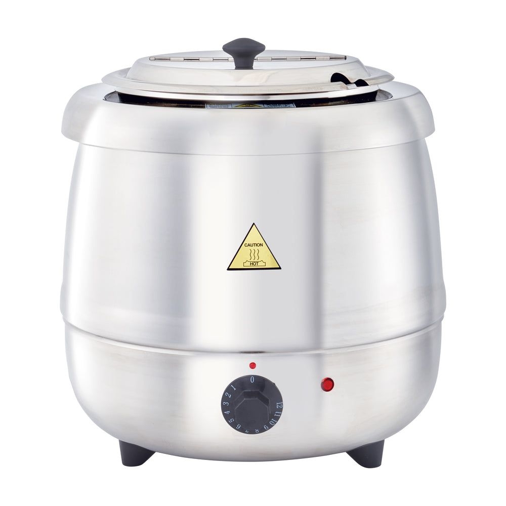 Winco Electric Stainless Steel Soup Warmer Set, 10 Quart -- 1 set.