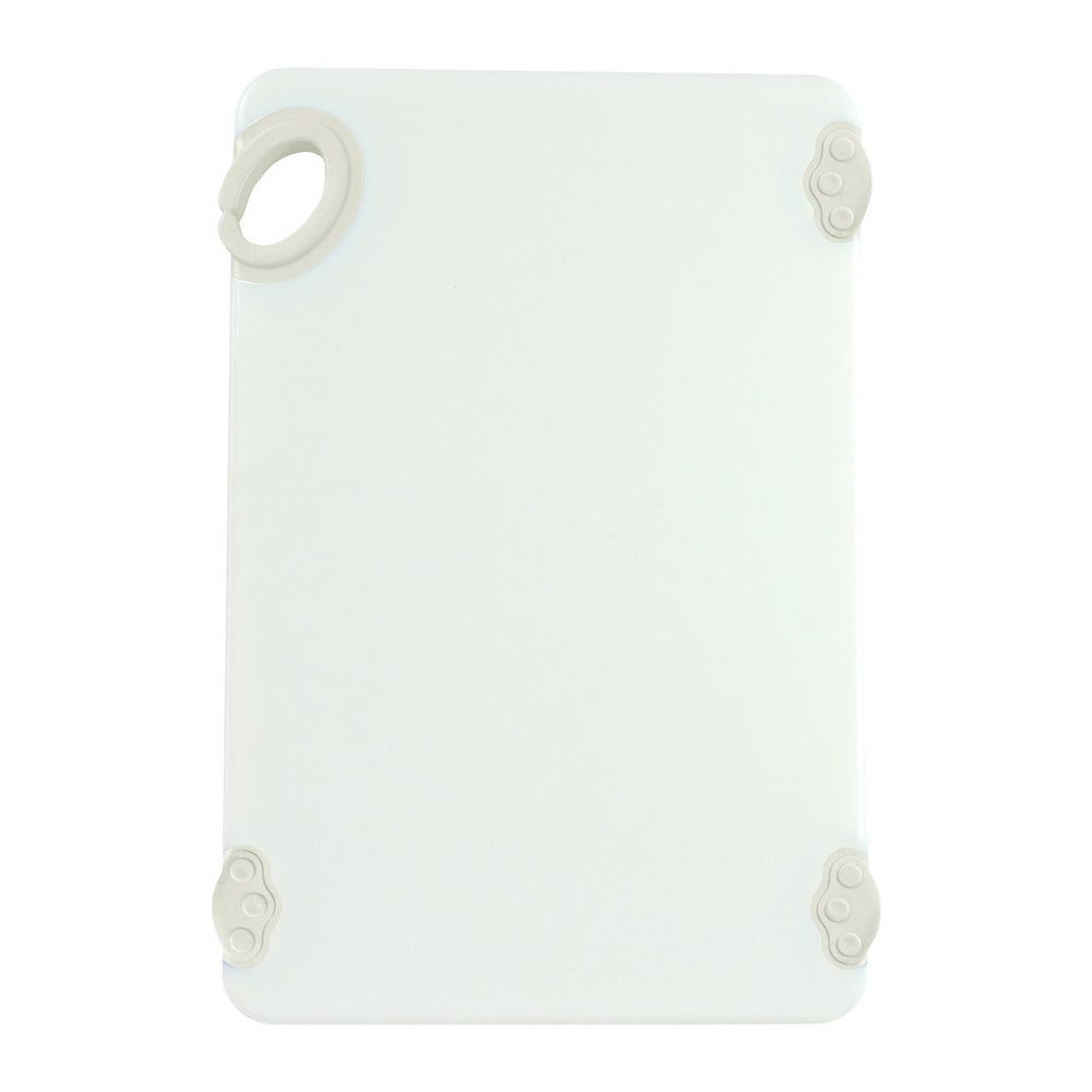 Winco StatikBoard White Cutting Board with Hook, 12 x 18 x 1/2 inch -- 6 per case.
