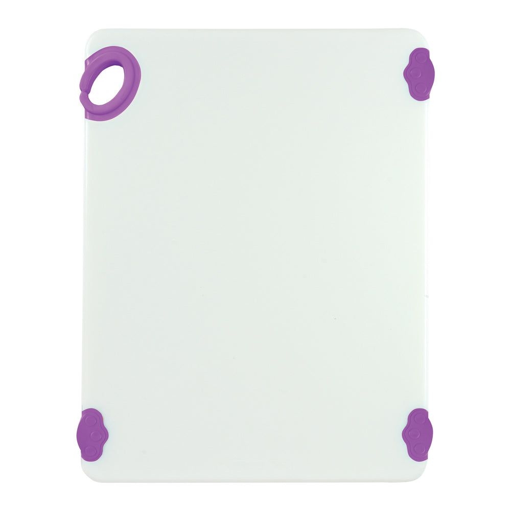 Winco StatikBoard Purple Cutting Board with Hook, 15 x 20 x 1/2 inch -- 6 per case.