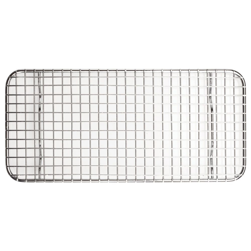Winco Stainless Steel Pan Grate for Third Size Steam Pan, 5 x 10 1/2 inch -- 12 per case.